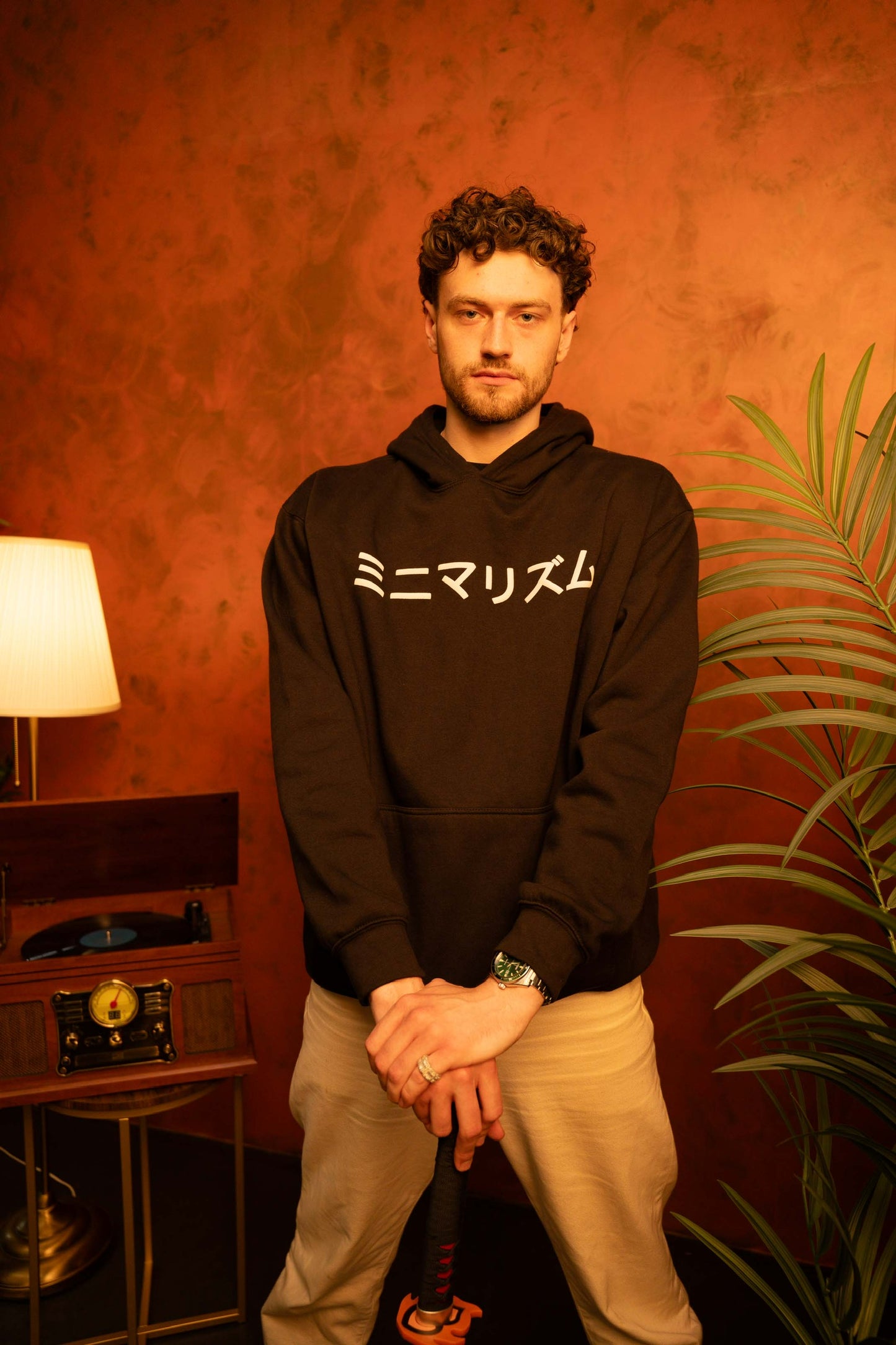 'BLAZE' Black Oversized Hoodie