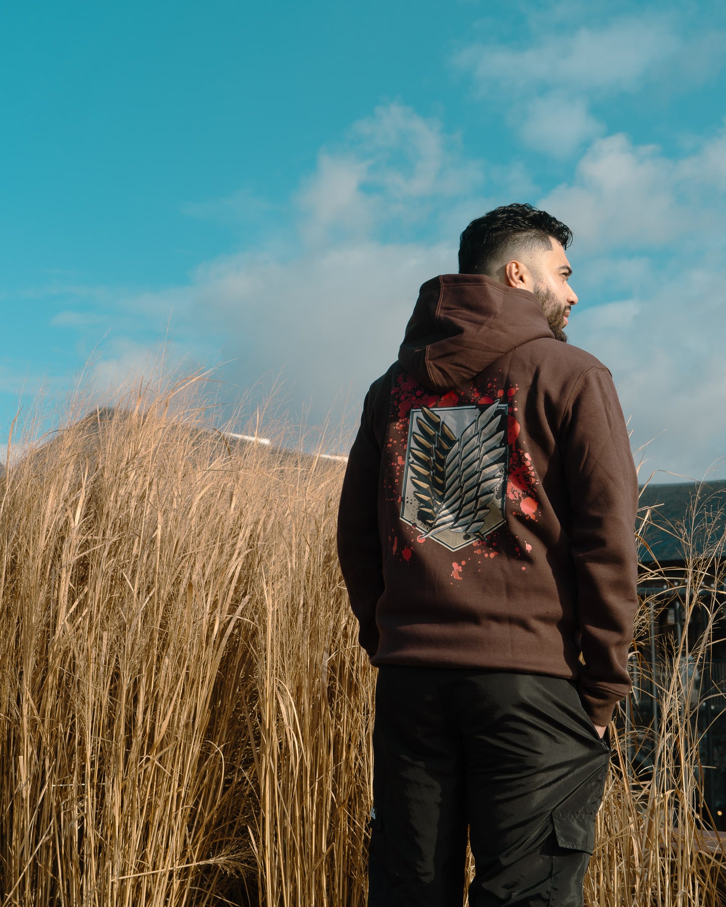 Chocolate Brown Wings of Freedom Hoodie