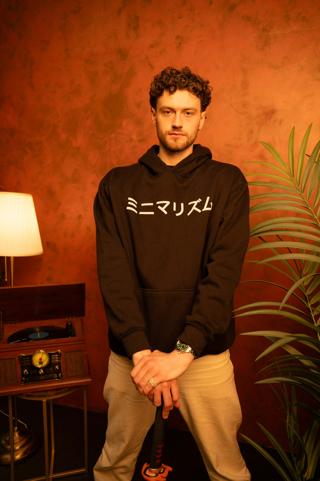 'BLAZE' Black Oversized Hoodie