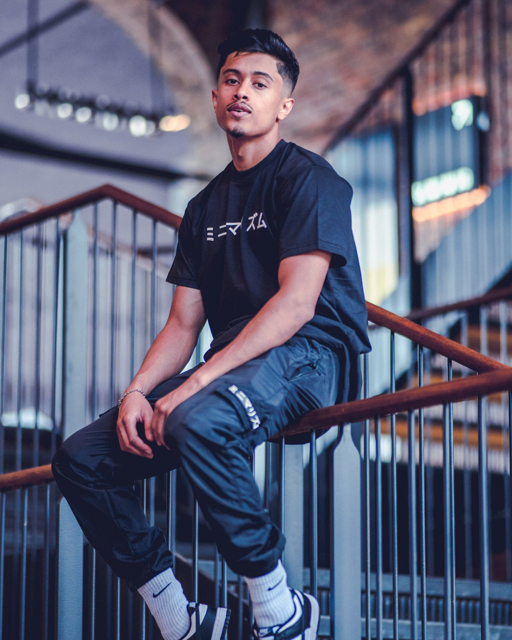 MNMLST Black T Shirt